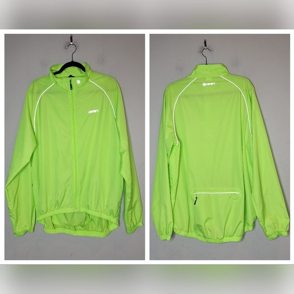 Canari Packable Cycling Jacket.  Size XXL. Neon green. - Picture 6 of 16